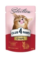 Club4Paws Premium z kr贸ikiem w sosie 85g mokra karma dla kot贸w doros艂ych