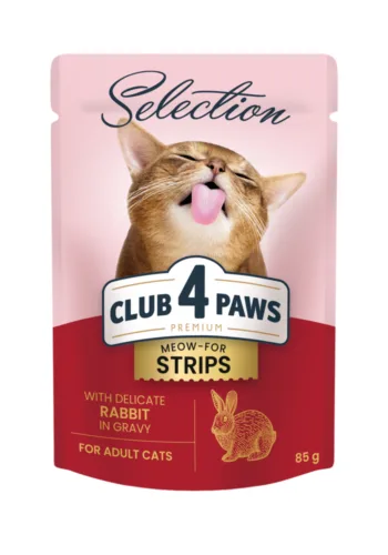Club4Paws Premium z króikiem w sosie 85g mokra karma dla kotów dorosłych