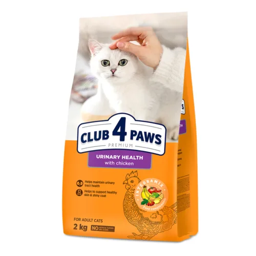 Club4Paws Premium Urinary health Kurczak 2kg sucha karma dla kotów dorosłych