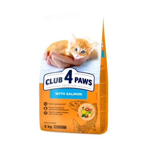 Club4Paws Premium Łosoś 5kg sucha karma dla kociąt