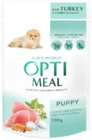OptiMeal Premium Indyk i marchewka 100g mokra karma dla szczeniąt