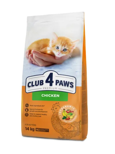 Club4Paws Premium Kurczak 14kg sucha karma dla kociąt