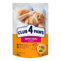 Club4Paws Premium z ciel臋cin膮 w sosie 85g mokra karma dla kot贸w doros艂ych