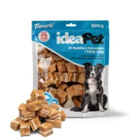 ideaPet Kostka z łososiem i białą rybą 500g
