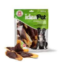 ideaPet Uszka królicze z wołowiną 500g