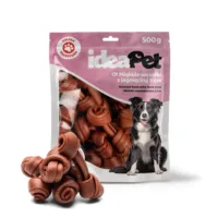 ideaPet Miękkie węzełki z jagnięciną 5cm 500g