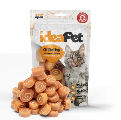 ideaPet O! Rollsy z kurczaczkiem 60g