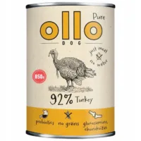 Ollo Pure Indyk 850g monobiałkowa dla psów z alergią pokarmową