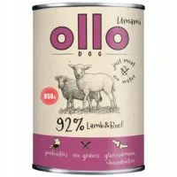 Ollo Umami Jagnięcina i Wołowina 850g dla psów z wrażliwym przewodem pokarmowym