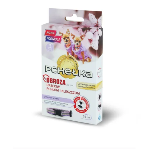 Pchełka Obroża przeciw pchłom kleszczom dla psa 35 cm
