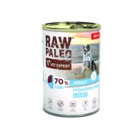 RAW PALEO Adult Monoprotein Light 400g mokra karma z dorszem dla psów dorosłych
