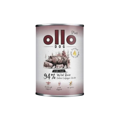 Ollo Plus Kolagen Dzik 400g monobiałkowa karma dla psa