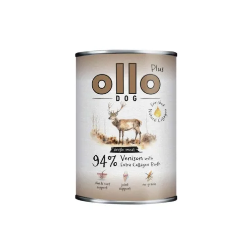 Ollo Plus Kolagen Jeleń 400g monobiałkowa karma dla psa