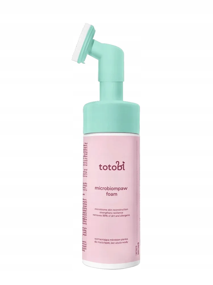TOTOBI Microbiompaw foam 200ml wzmacniająca mikrobiom pianka do łapek
