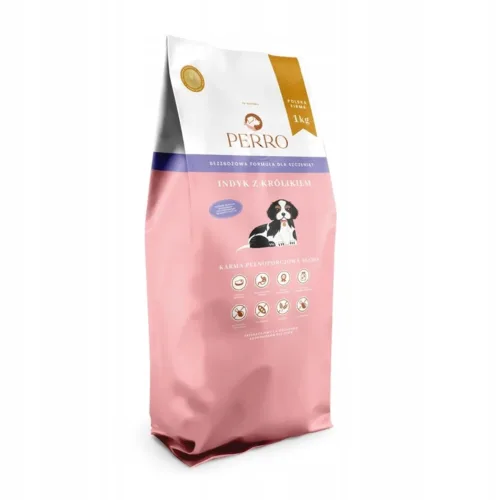 PERRO JUNIOR Indyk z Królikiem dla szczeniąt 1kg