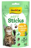 GIMCAT Mini Sticks Kurczak i Kocimiętka 50g mini kabanosy dla kota