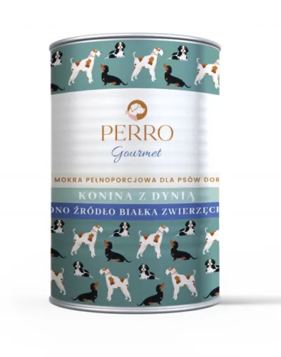 PERRO Gourmet Konina z dynią 400g dla szczeniąt