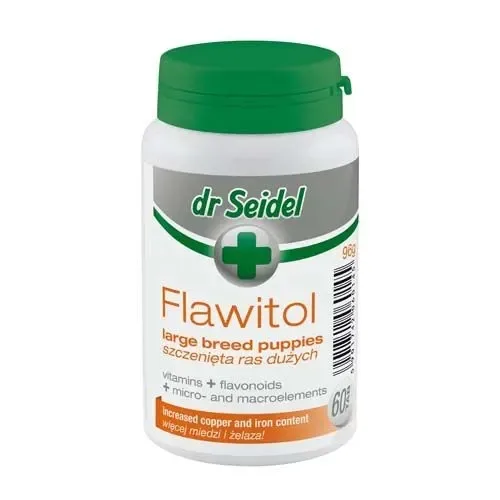 DR SEIDEL Flawitol dla szczeniąt dużych ras 60 tabletek