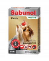 SABUNOL OBROŻA ODBLASKOWA 35 CM P/PCHŁOM I KLESZCZOM
