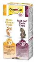 GimCat Malt Soft Extra + Multi Vitamin Pasty pasta dla kota ZESTAW 2x20g