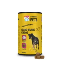 Excellent Pets Gland Guard Soft Chews 60szt. wsparcie naturalnego opróżniania gruczołów okołoodbytowych u psów