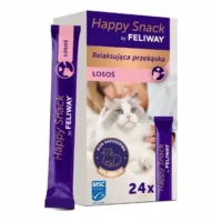FELIWAY Happy Snack 24x15g Łosoś kremowa przekąska dla kotów na stres