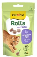 GIMCAT Rolls Kaczka 40g smaczki dla kotów