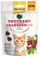 GIMCAT Crunchy Snack Indyk i Żurawina 50g chrupiące przysmaki dla kota