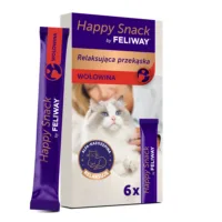 FELIWAY Happy Snack 6x15g Wołowina kremowa przekąska dla kotów