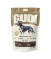 GUDI Klopsiki Konina 500g naturalne przysmaki dla psa