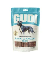 GUDI Paski Kaczka 100g naturalne przysmaki dla psa