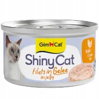 GIMCAT SHINY CAT JELLY TUŃCZYK SER 70G karma mokra uzupełniająca dla kota