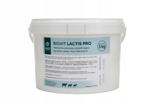 BIOVIT LACTIS PRO 5KG Mieszanka Paszowa dla Krów Owiec Kóz Mlecznych