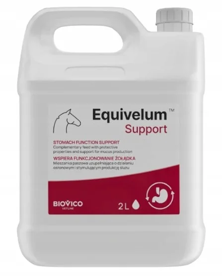 Biovico Equivelum Support 2L na Wrzody dla Konia wsparcie komfortu żołądka