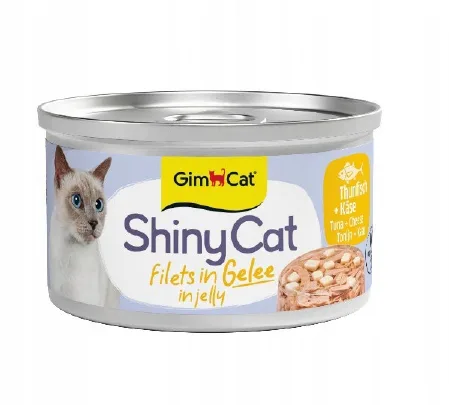 GIMCAT SHINY CAT JELLY TUŃCZYK SER 70G