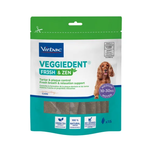 VIRBAC Veggiedent Zen M gryzaki dla psów 10-30kg