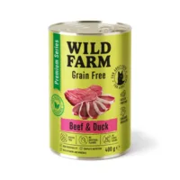 WILD FARM Cat Premium Grain Free Beef and Duck 400g