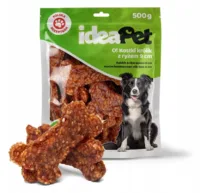 ideaPet Kostki królik z ryżem 9cm 500g