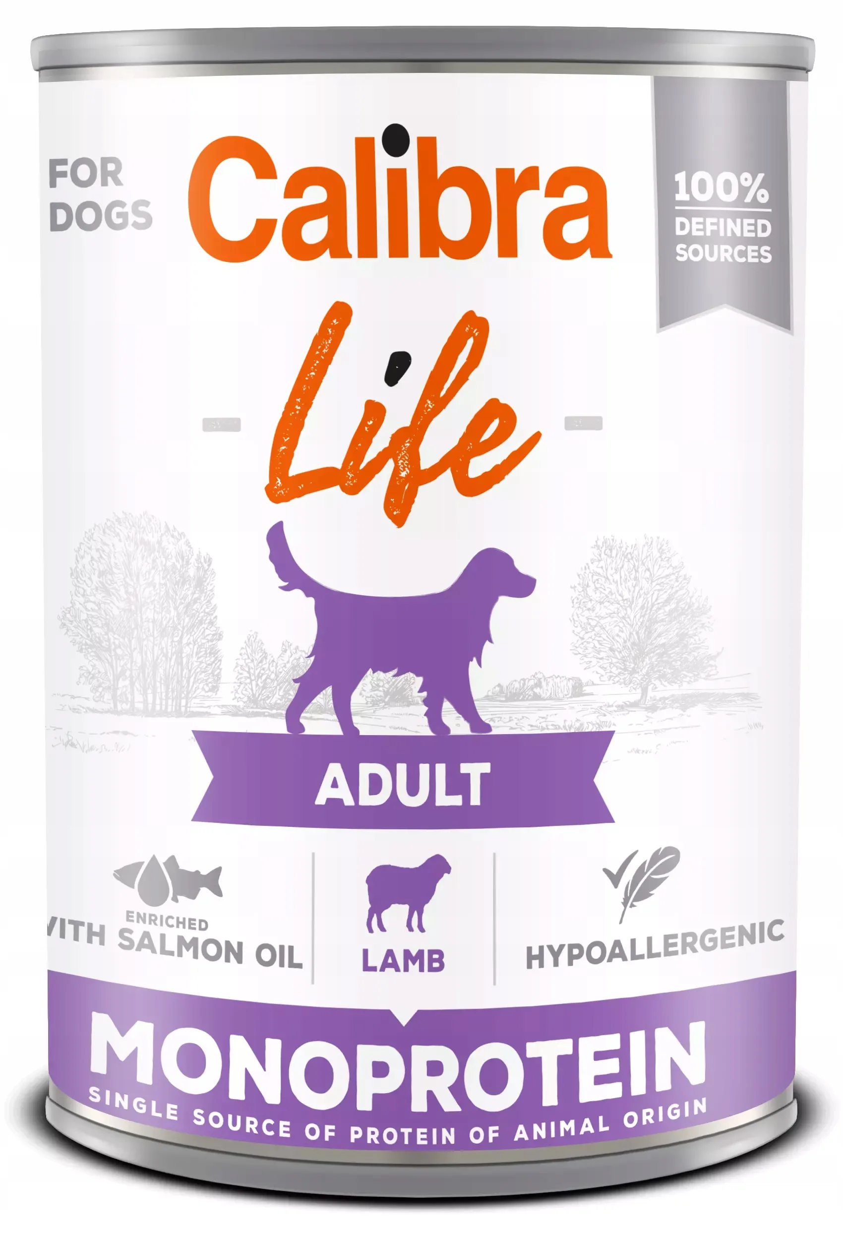 Calibra Dog Life SENSITIVE Monoprotein Lamb mokra karma dla psa 400g