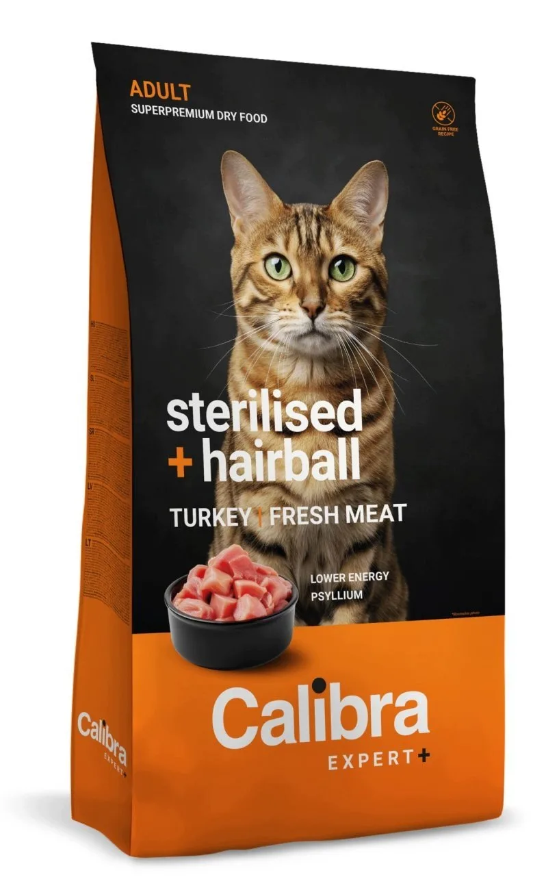 Calibra Cat EXPERT+ Adult Sterilised & Hairball 400g