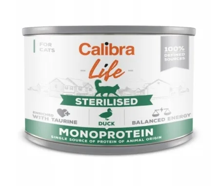 Calibra Cat Life Sterilised Duck 200g Mokra karma dla kota