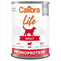 Calibra Dog Life Adult Monoprotein WOŁOWINA 400g