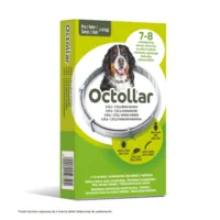 Octollar obroża lecznicza przeciw pchłom i kleszczom dla psów powyżej 8 kg, 70 cm
