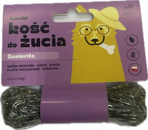 Azanki Kość do żucia Seniorita 10 cm