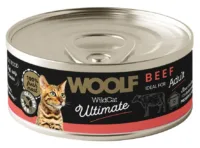 WOOLF Wild Cat Ultimate Can Beef Pate 85g karma mokra dla kota