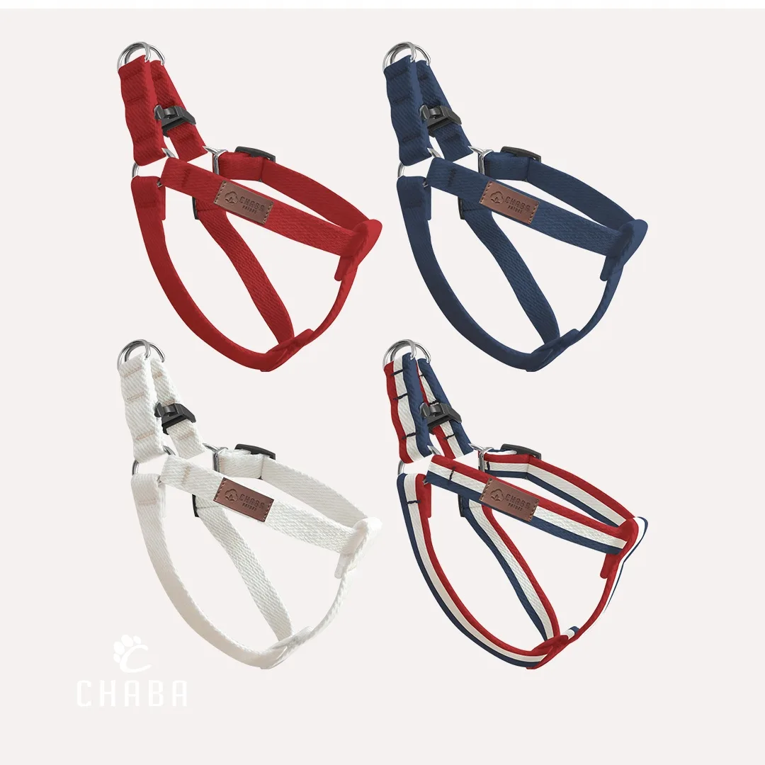 CHABA - Smycz reg.NATURE XL 2,6mx2,5cm - multikolo