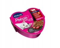 Vitakraft Poesie Delice W Sosie Wołowina Z Olejem Z Łososia 85g
