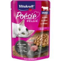 Vitakraft Saszetka Dla Kota Poesie Deli Sauce Wołowina 85g