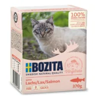 BOZITA Feline Kawałki W Sosie Z Łososiem 370g