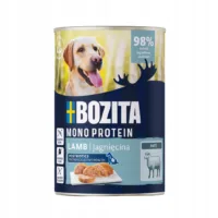 BOZITA Mono Protein Lamb 400 G Karma Psa Z Postbiotykiem Puszka Jagnięcina
